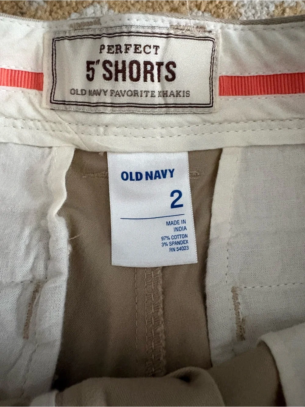 Old Navy khaki Chino Shorts